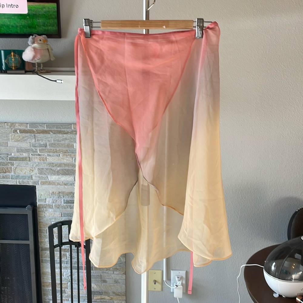 Cloud and Victory “sunset” ombré dance skirt